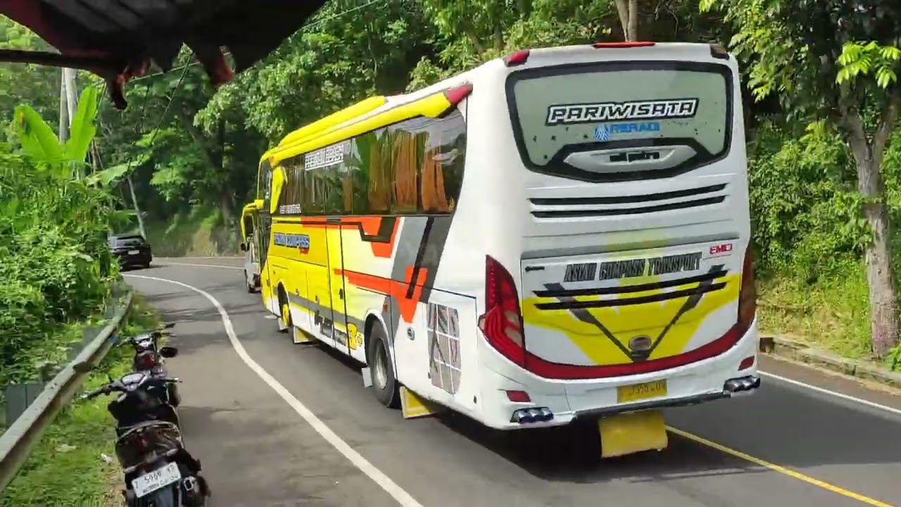 Artia bus telolet hari Minggu libur sekolah banyak bus gacor