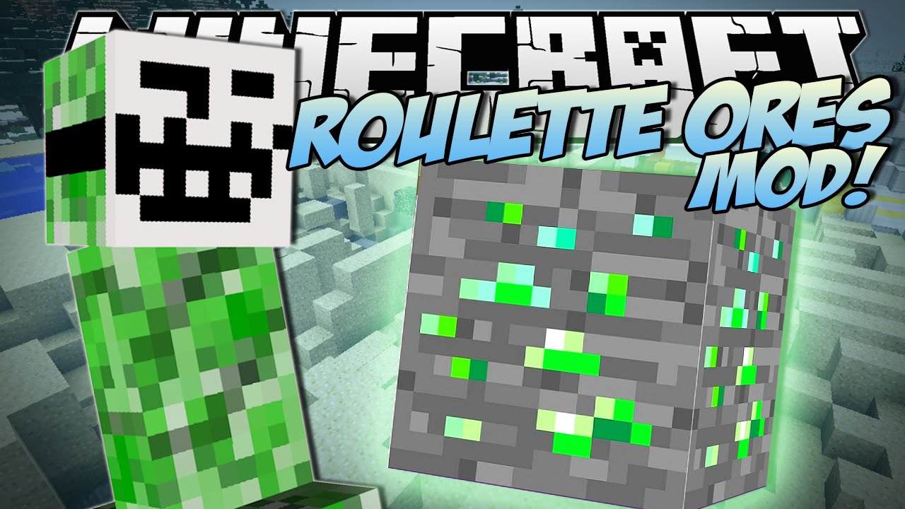 Minecraft | ROULETTE ORES MOD (Troll Creepers, Zombie Hugs & More!) | Mod Showcase