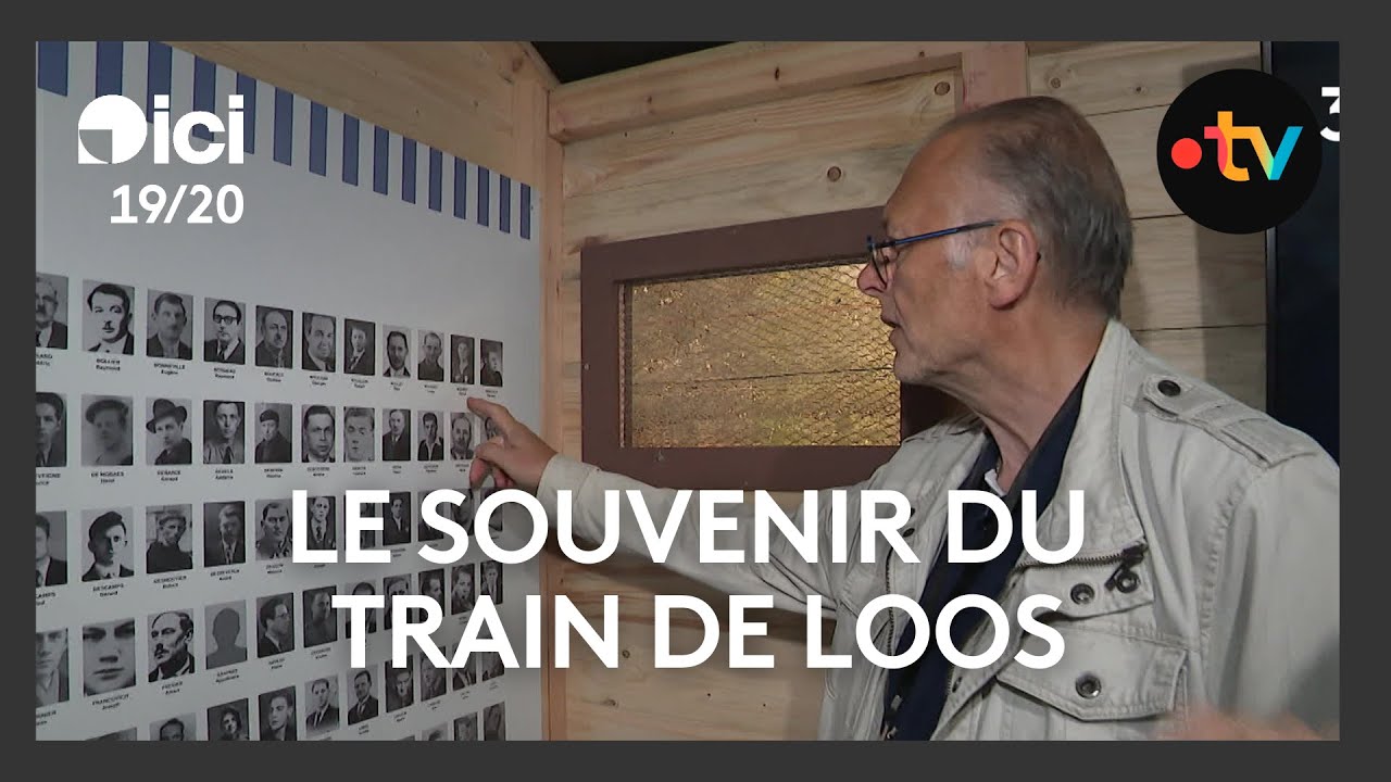 Hommage aux d&eacute;port&eacute;s du train de Loos &agrave; La Coupole d'Helfaut