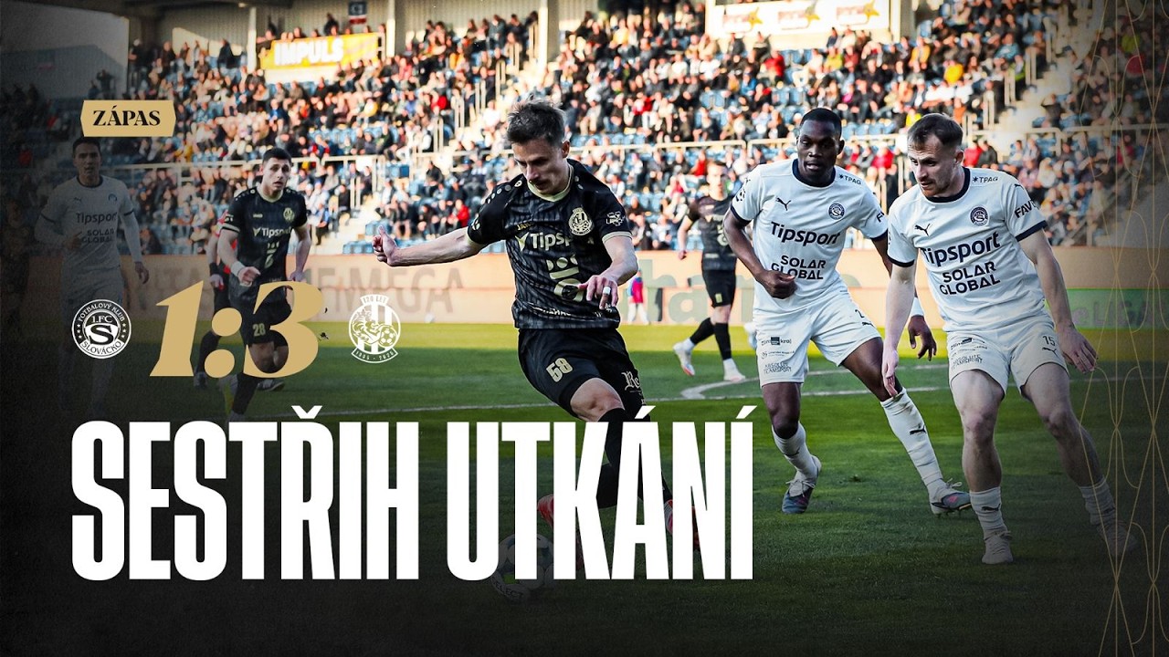 Sestřih utk&aacute;n&iacute;: 1.FC Slov&aacute;cko vs. FC Hradec Kr&aacute;lov&eacute; (1:3)