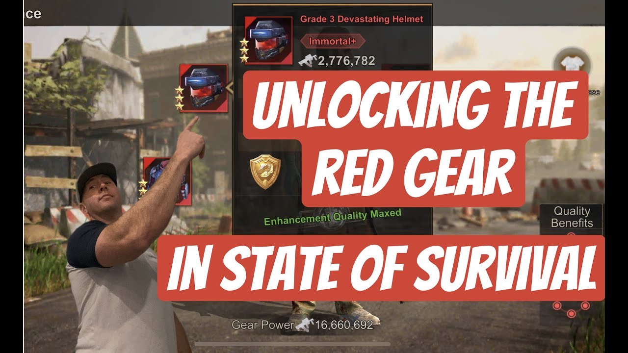 Upgrading the NEW Red Gear- State of Survival #StateofSurvivalGuide #Pyrosworld #StateofSurvivalTips
