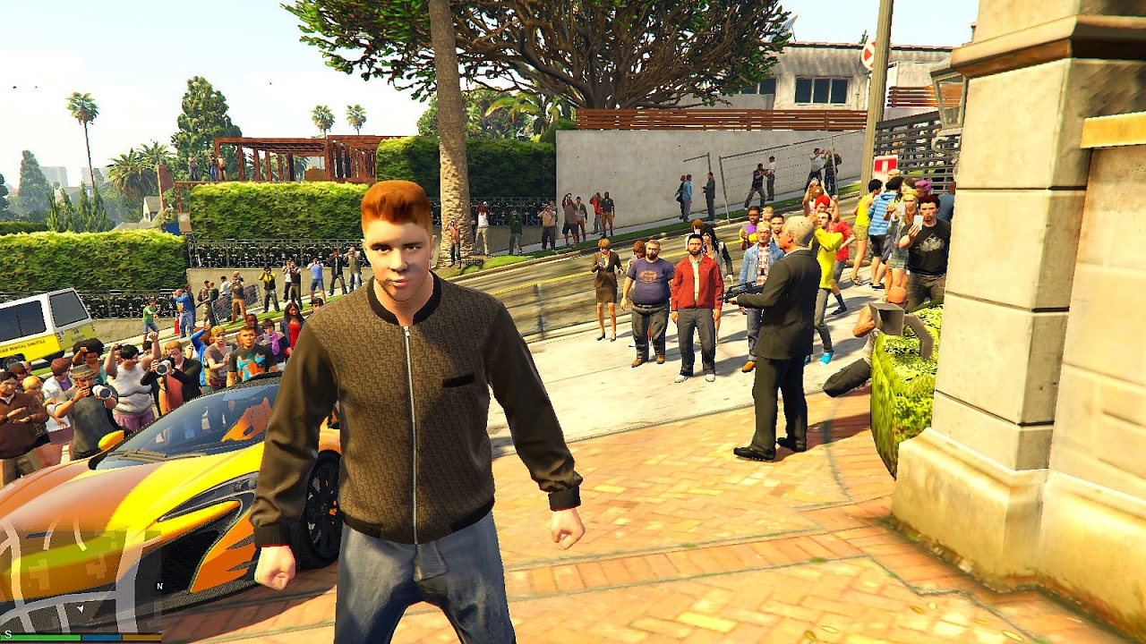 JUSTIN BIEBER IN GTA 5 [Celebrity&Paparazzi&Emotes Mod]
