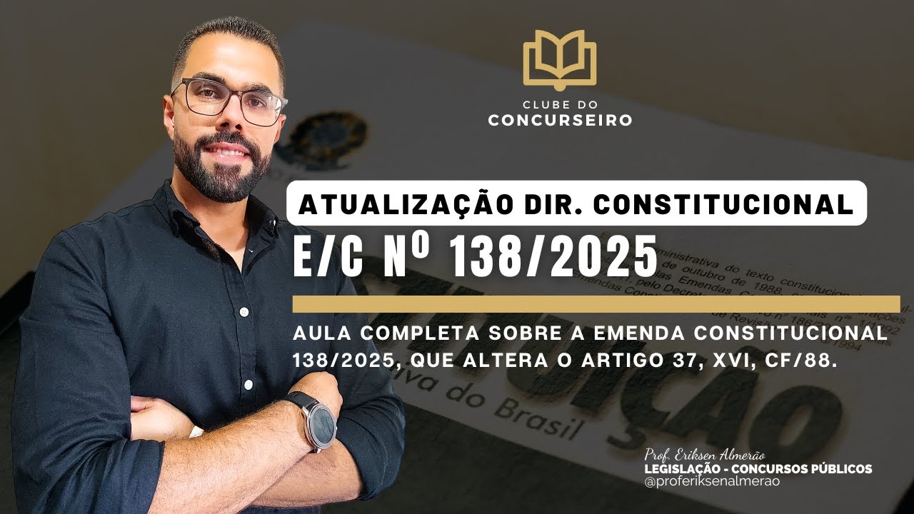 EC138/2025 - Novas Regras sobre Acumulação de Cargo de Professor