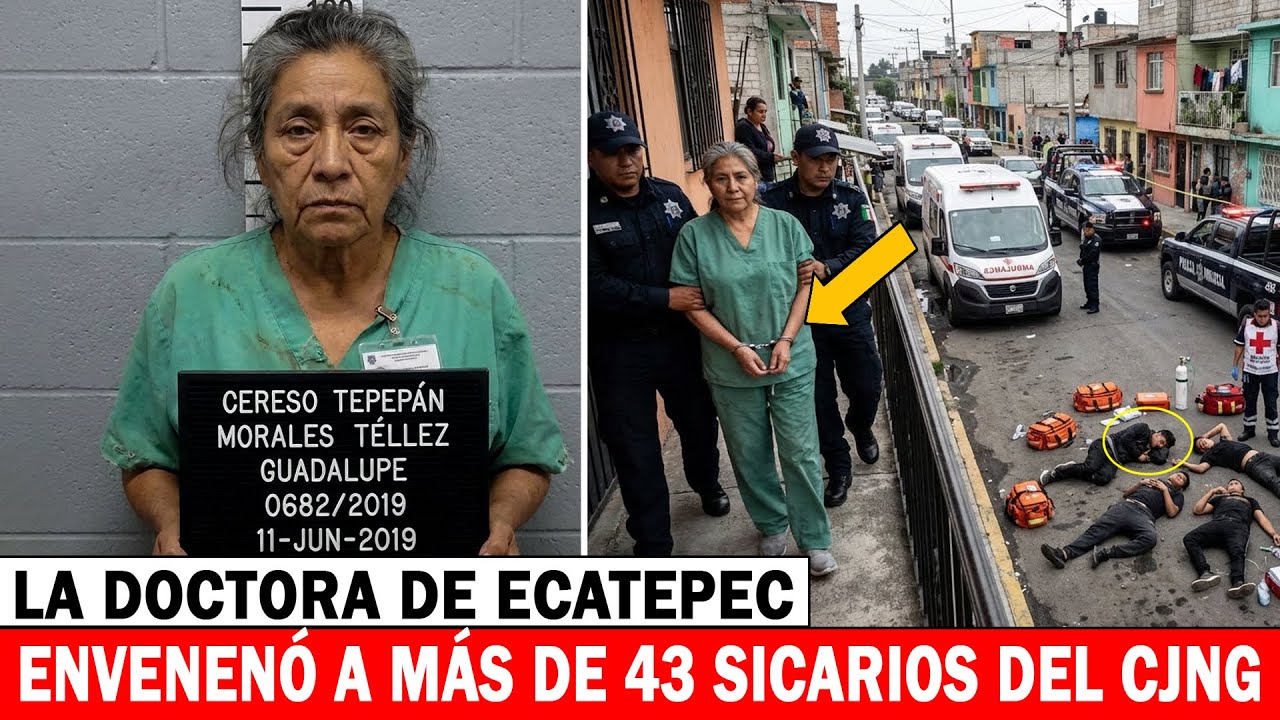 “LA DOCTORA VENGADORA” DE ECATEPEC: GUADALUPE MORALES Y EL ENVENENAMIENTO DE MÁS DE 43 DEL CJNG…