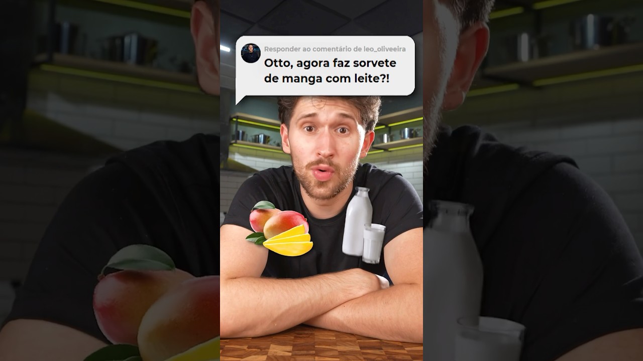 😱 MANGA COM LEITE!!