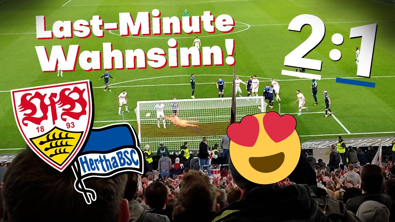 VfB Stuttgart 2:1 Hertha BSC | Last-Minute-Wahnsinn! Sieg f&uuml;r Endo! | Stadion Vlog