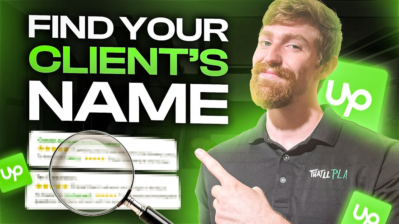 How to find a client's name on Upwork