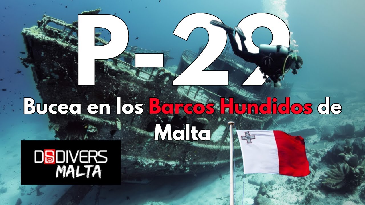 🤿Conoce el Barco hundido P-29 - Bucea en Malta 🚢