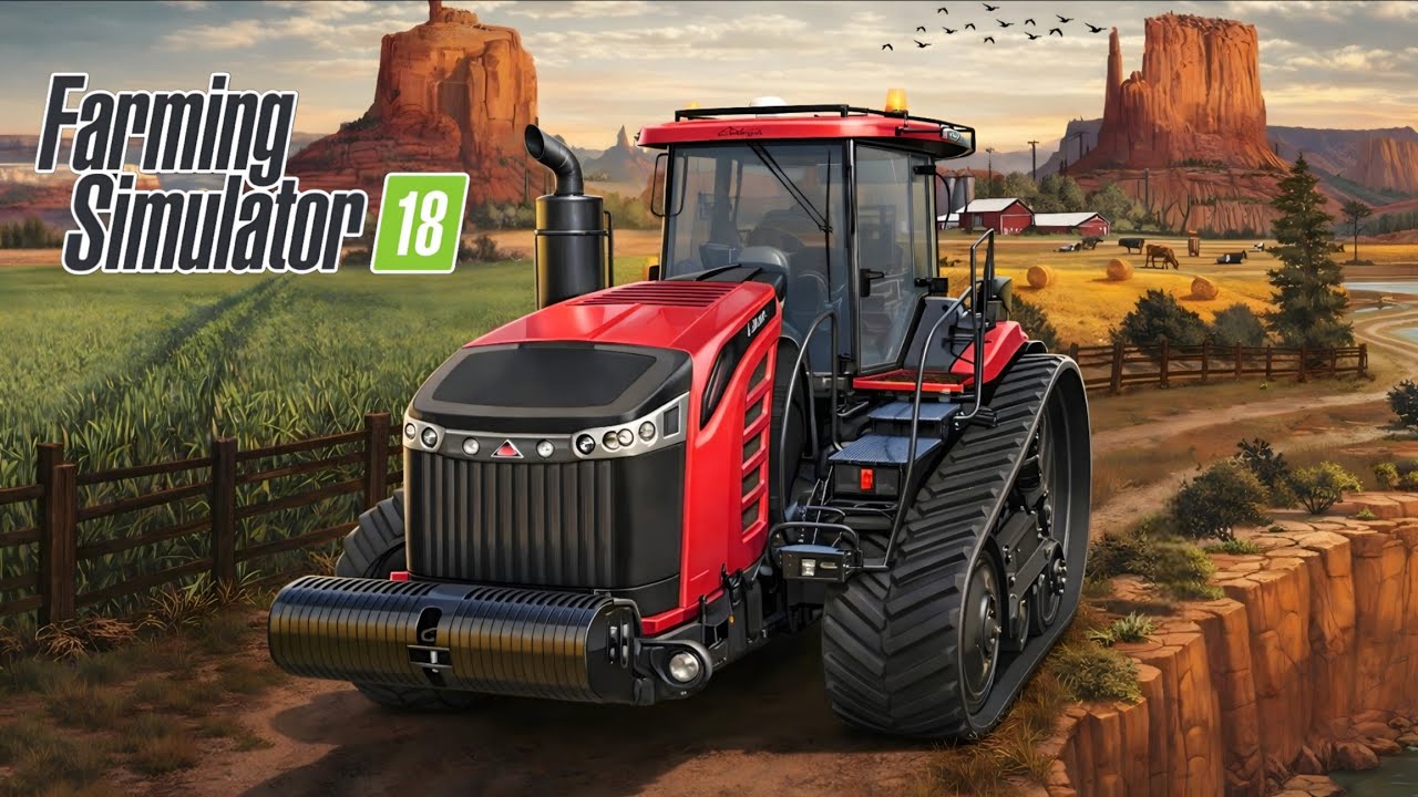 Fs 18 Big Tractor With Multiplayer ! Fs 18 Sowing Wheat & Grass Bales | Timelapse #fs18