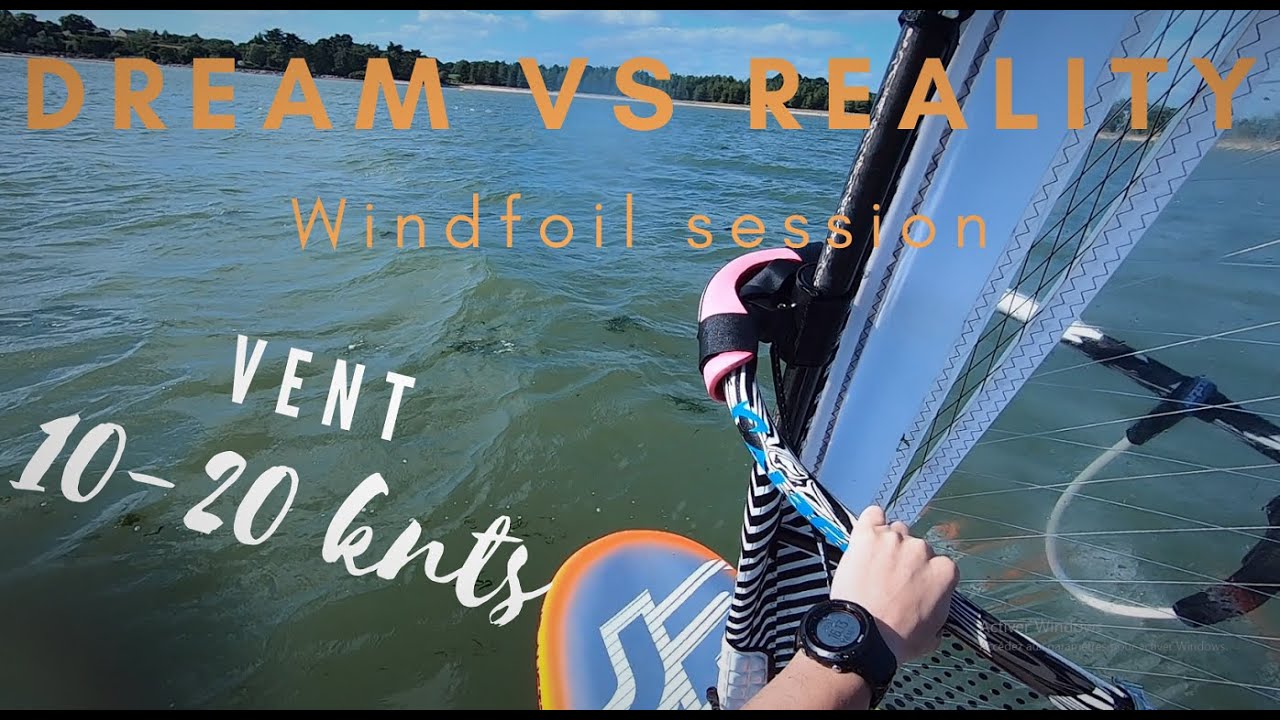 Windfoil - Session à Pont Mahé | Dream vs Reality