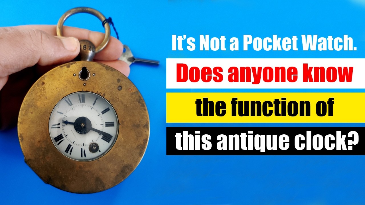 Do You Know What This Antique Clock Was Used For?