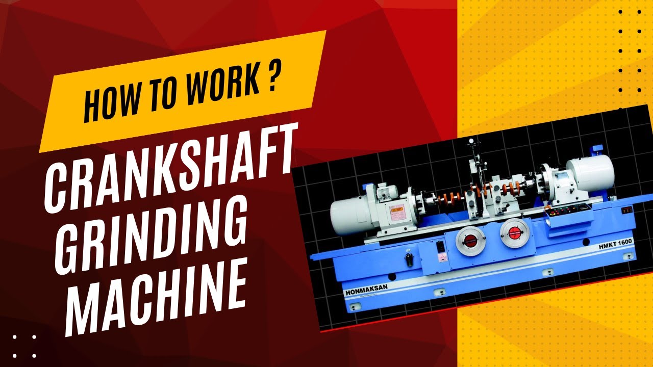 Crankshaft Grinding Machine #crankshaftgrinding #crankshaft #moteur vilebrequin #honmaksan