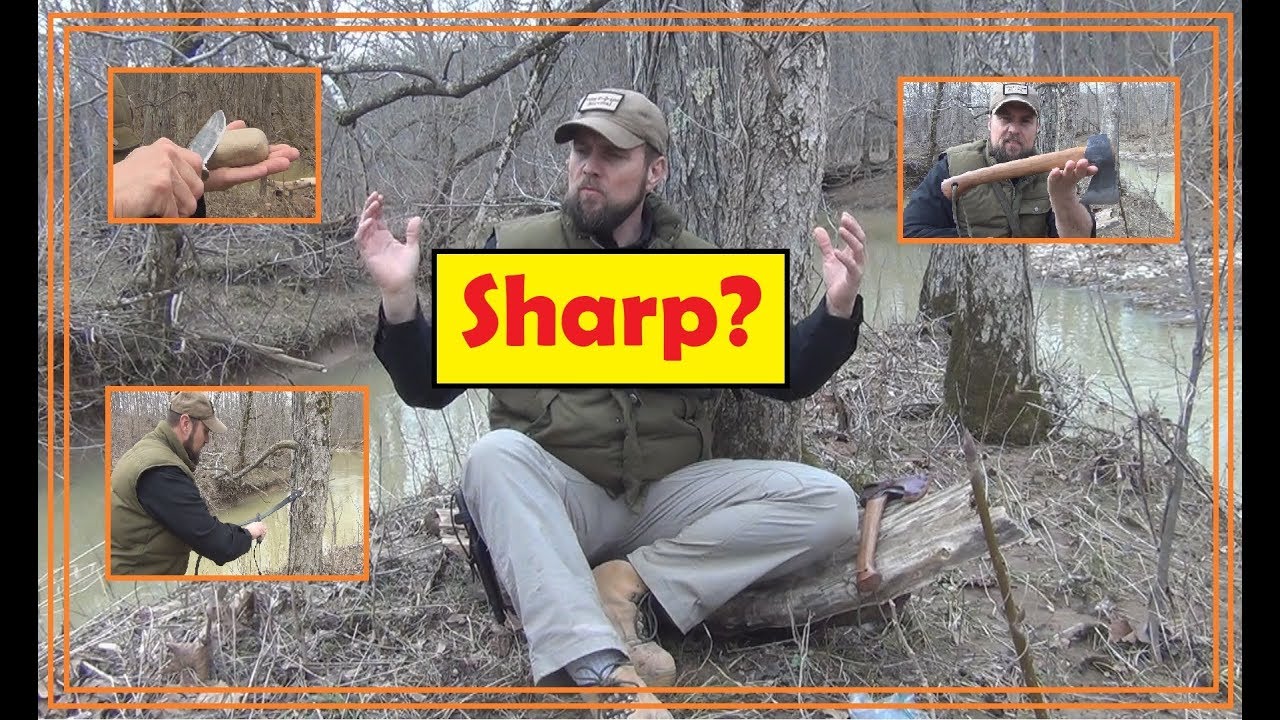 Knife And Axe Sharpening In The Field