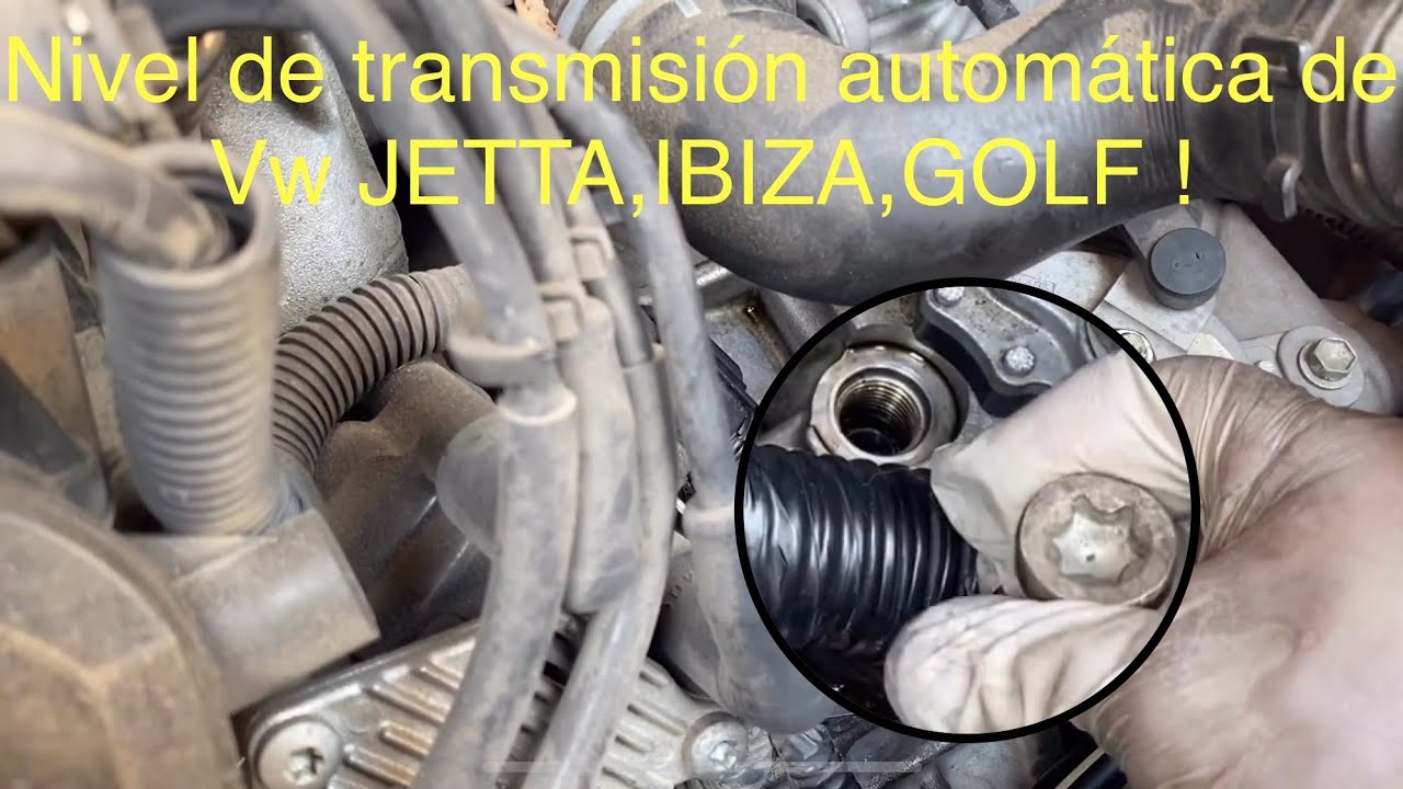 Como verificar nivel de caja automática de JETTA/GOLF/IBIZA 2.0 🚘