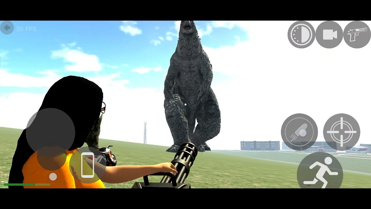 Franklin vs Godzilla: GODZILLA ATTACKS ANAMIKA'S CITY |The Most Epic Chase in INDIAN BIKE DRIVING 3D