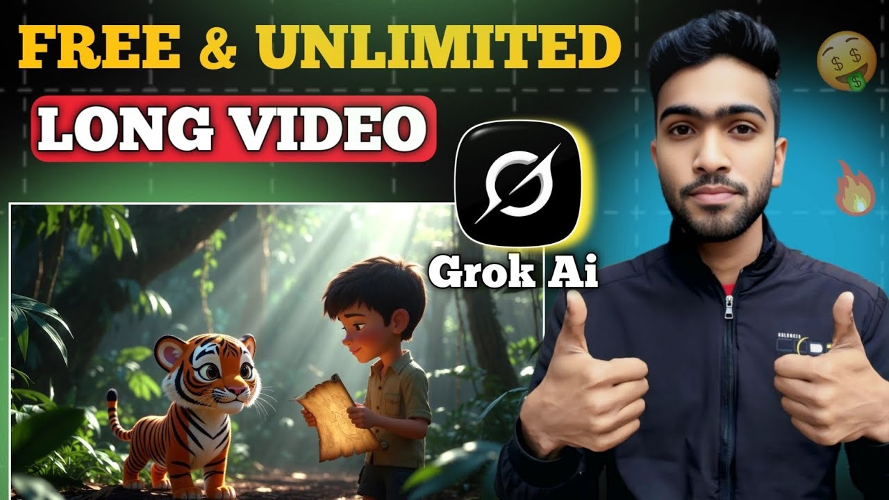 Grok Ai দিয়ে Long Video বানাবেন কিভাবে।Generate Long YouTube Videos Using Grok AI|Full Course।