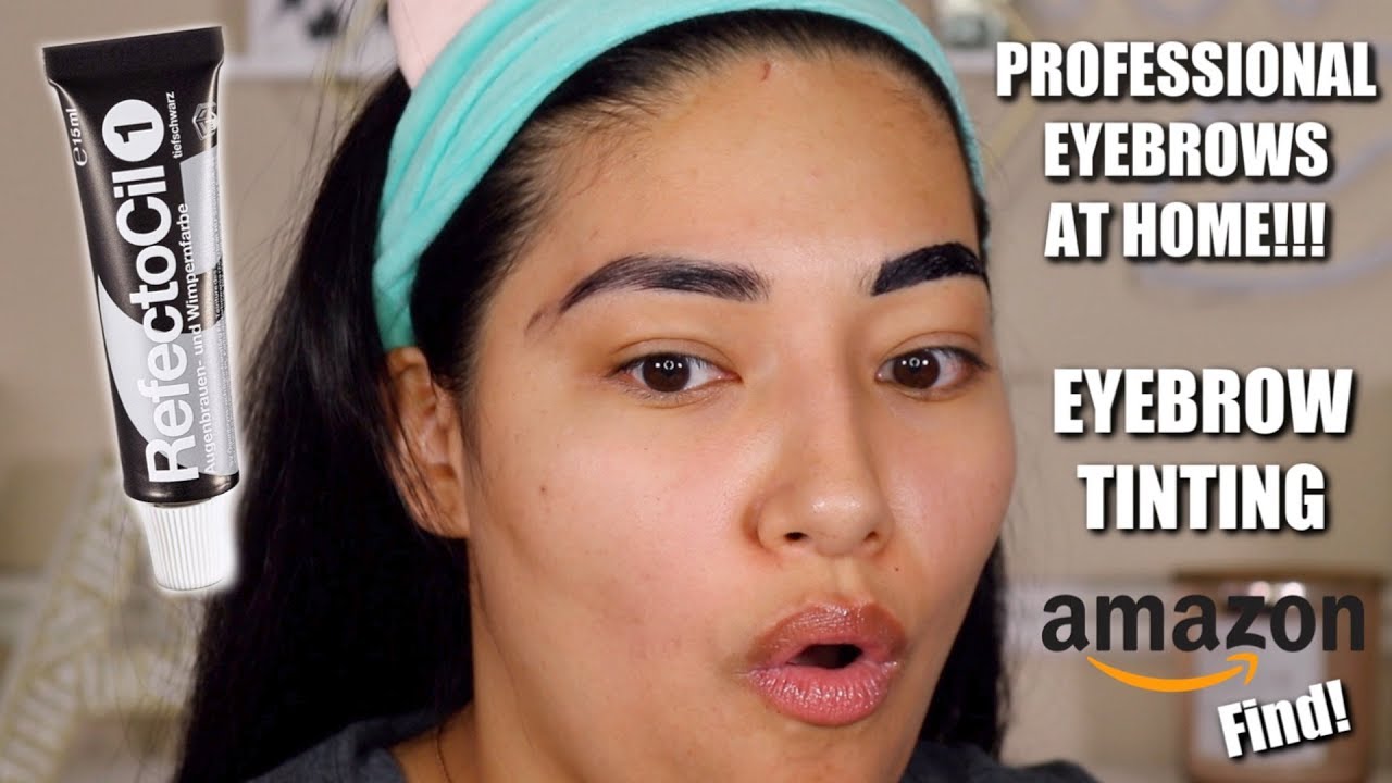 HOW TO: TINT YOUR EYEBROWS AT HOME!! YOU WILL LOVE THIS!!! - ALEXISJAYDA