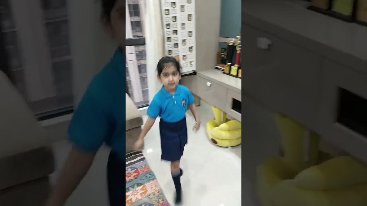 Anvesha's First Day In New School 😊.. #newschool #newclasses #newfriends #kidsvideo #schoollife