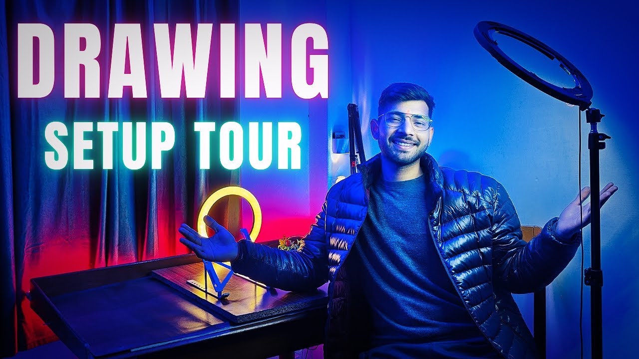 Artist Drawing Setup Tour | SACHINART23