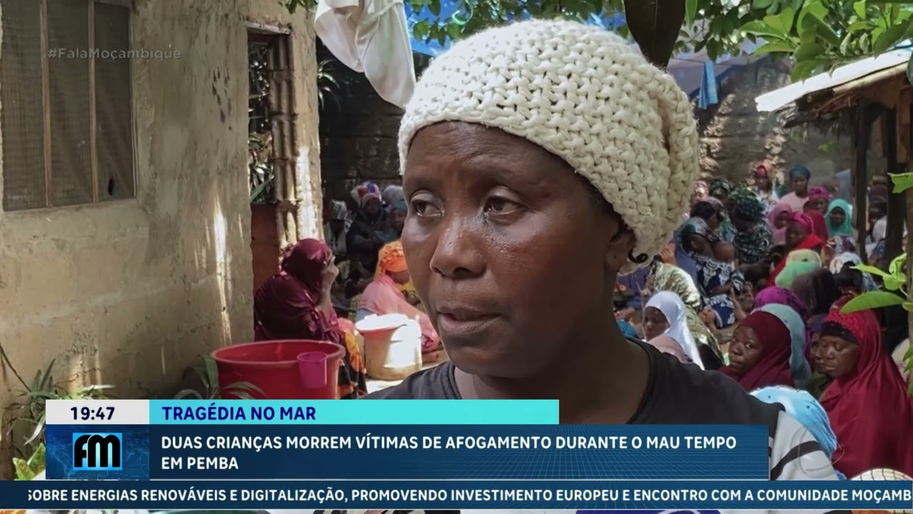 Duas crianças morrem vítimas de afogamento durante o mau tempo na cidade de Pemba @Portal FM | Fala Moçambique