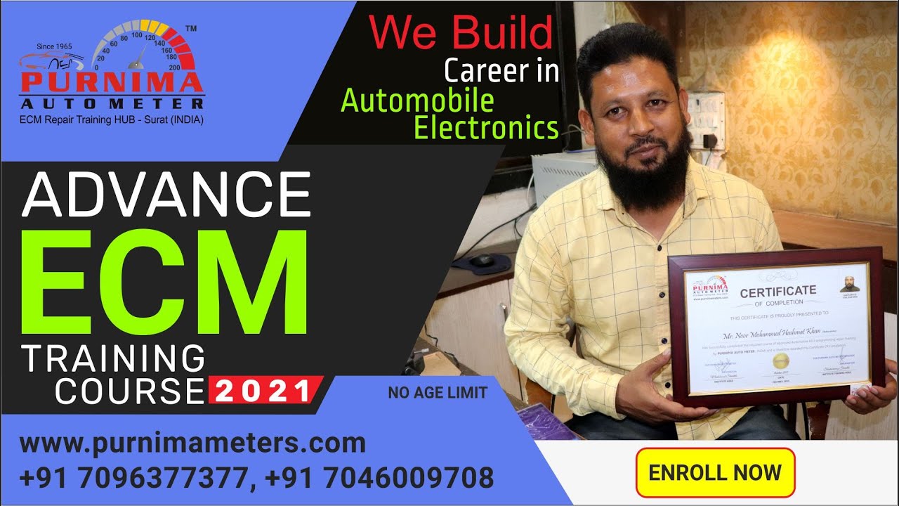 Car ECU / ECM Repair Training with 19 years Experienced Faculties,Best Academy for ECM Repair course