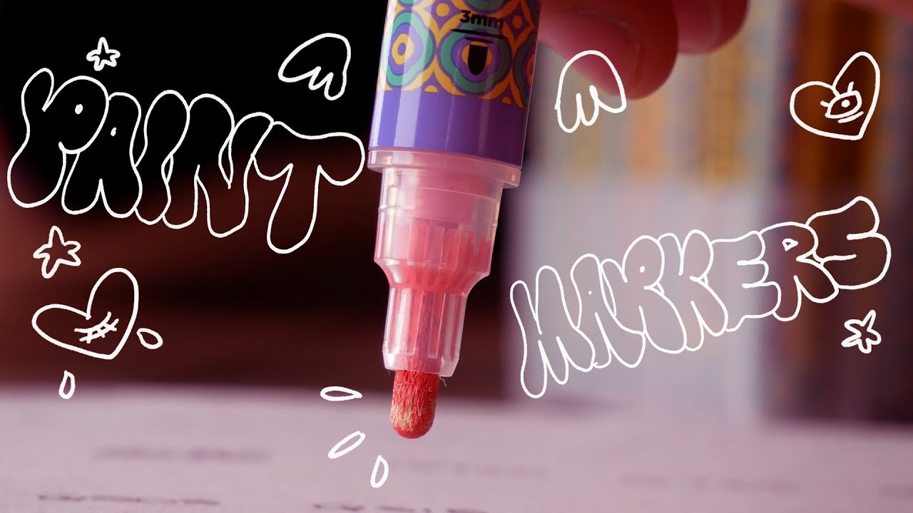 Swatching and Painting with Arrtx Acrylic Markers