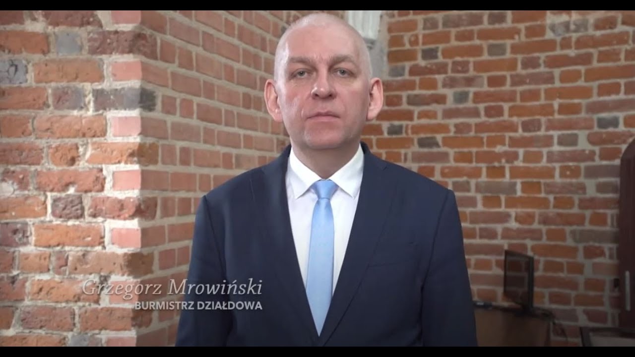 Życzenia Wielkanocne - Grzegorz Mrowiński Burmistrz Działdowa