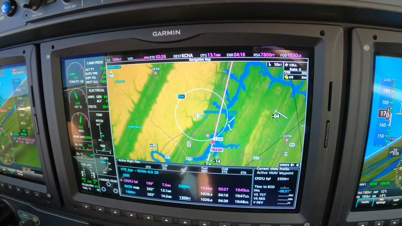 Getting on the Localizer in a Piper M600 with Dick Rochfort