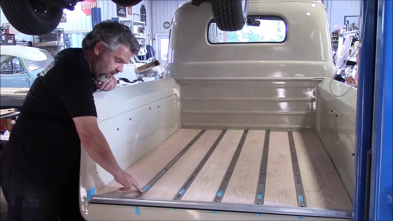 1950 Ford F47 F1 Truck Restoration Update, ,  New Oak Wood Bed Floor Part 1, lastchanceautorestore c