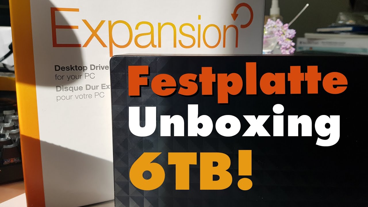 6TB Speicherplatz! | Unboxing Seagate Expansion HDD