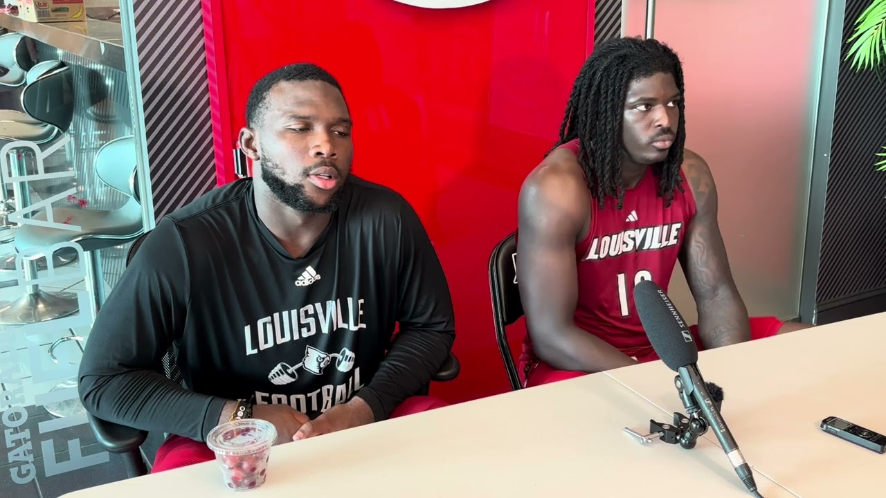 Stanquan Clark and T.J. Capers Post-Practice (8/12/25)