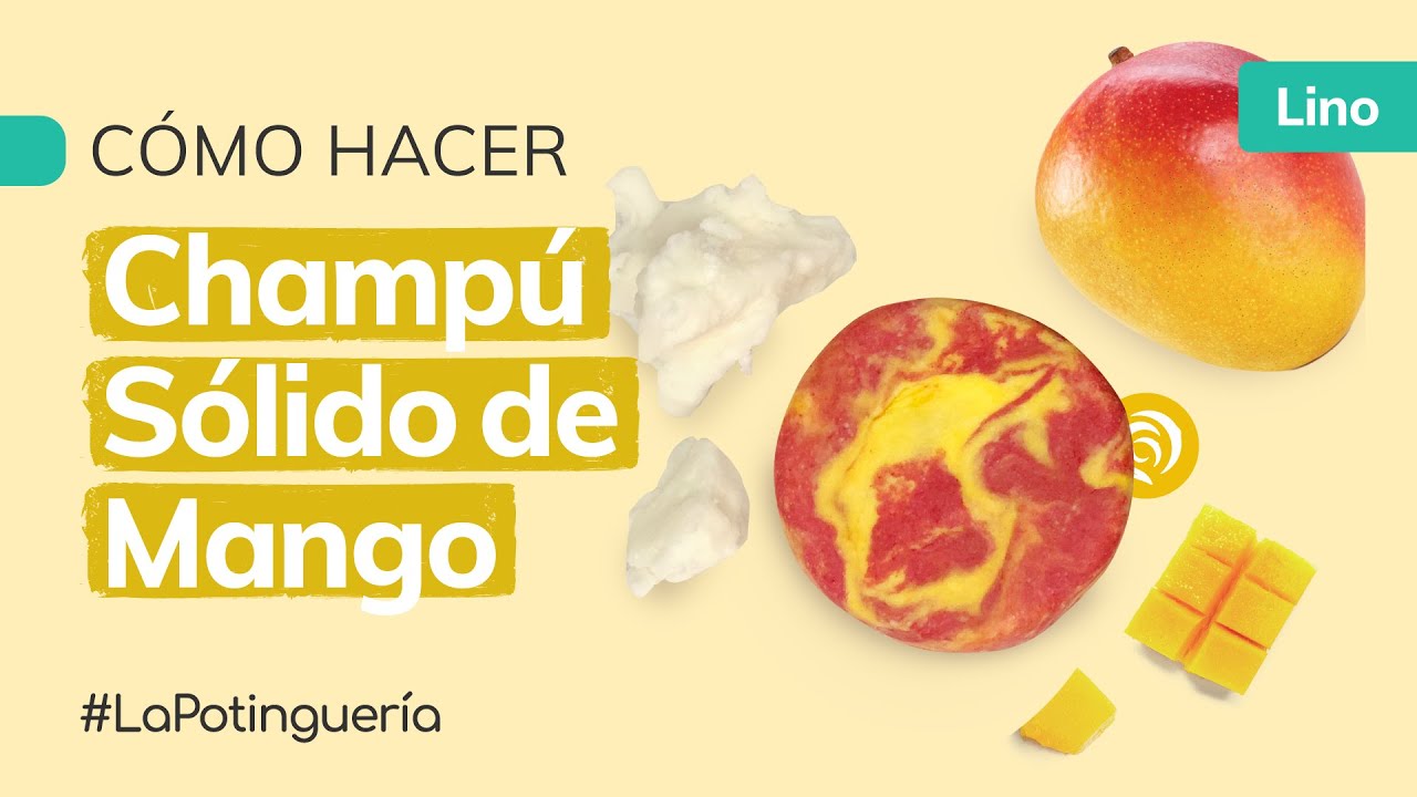 Cómo hacer Champú Sólido de Mango 🥭💆‍♀️ SÚPER NUTRITIVO ✨ Con Mango NATURAL 🌿 Jabonarium #LP