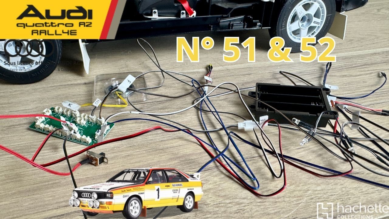 N°51 & 52 La légendaire Audi Quattro A2, Les sièges ! HACHETTE 1/8