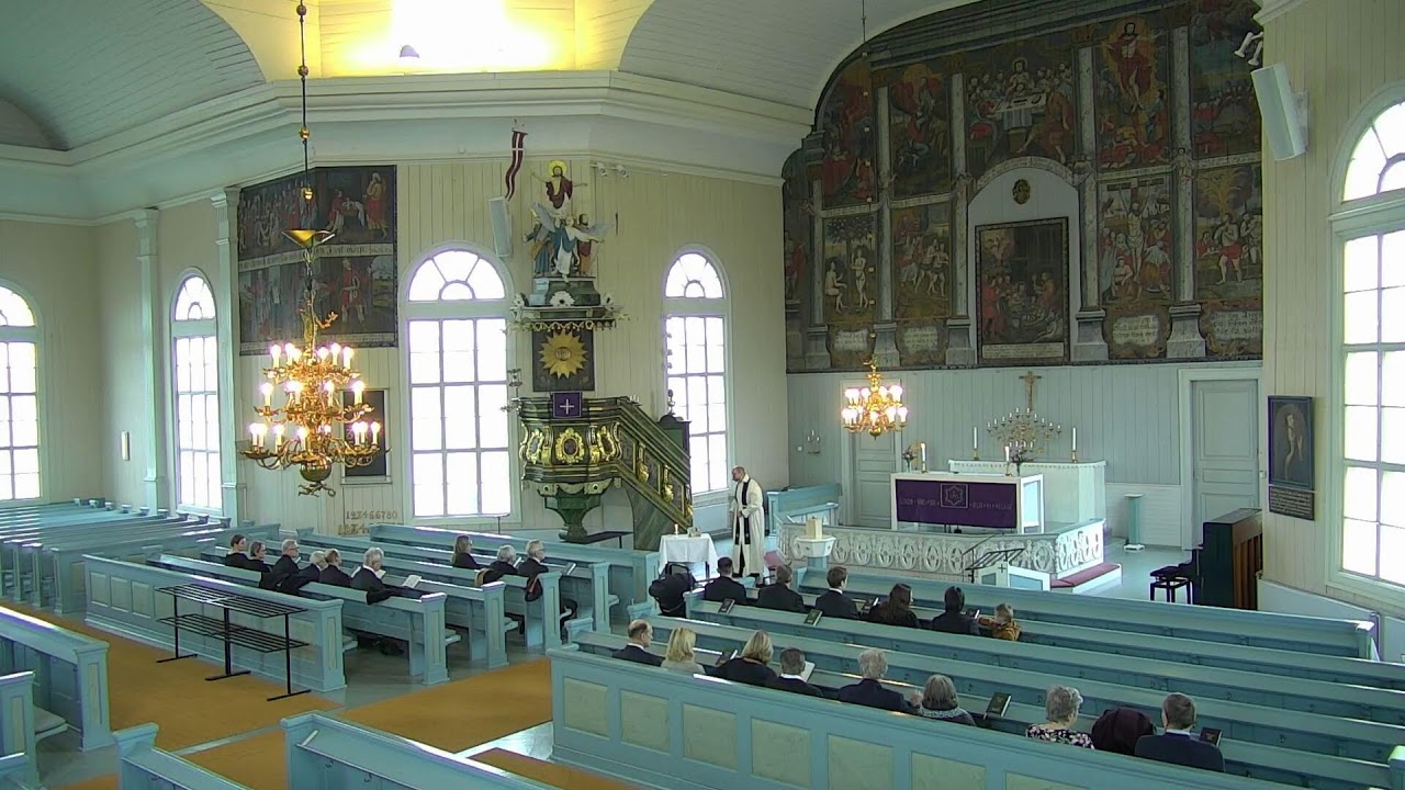 Begravning  i Kronoby kyrka Viklöf 14.03.2026