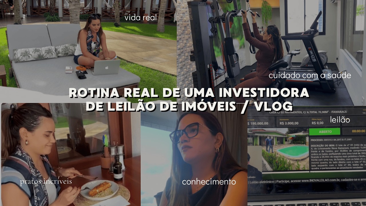 Vlog: Trabalhando de qualquer lugar com leilões de imóveis | Liberdade financeira na prática