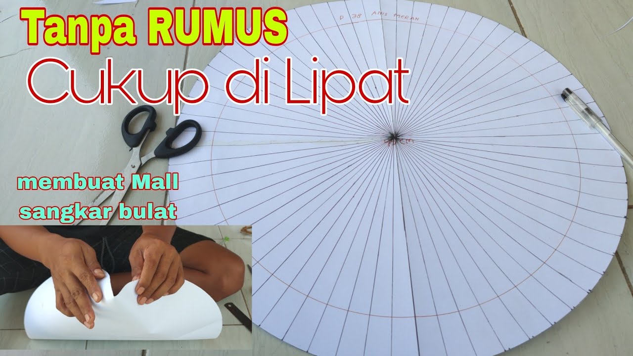 Teknik Lipat👍 memudahkan Pemula membuat Sangkar Bulat
