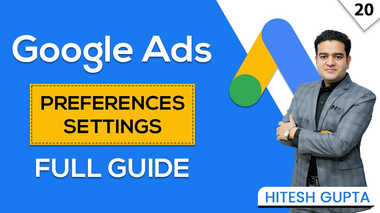 Google Ads Preferences Settings | How to Activate Google Ads Account | #googleadscourse2022