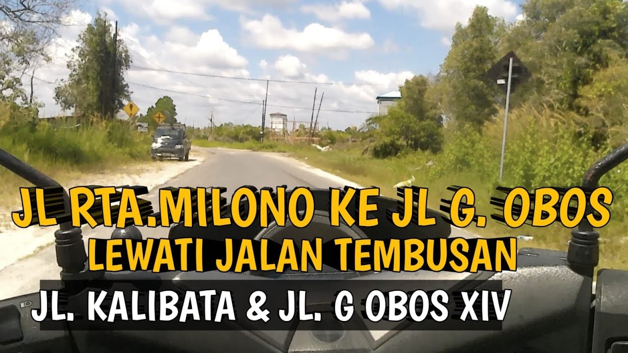 PALANGKA RAYA, MENYUSURI JALAN KALIBATA MENUJU ARAH MASJID RAYA DARUSALLAM #Palangkaraya