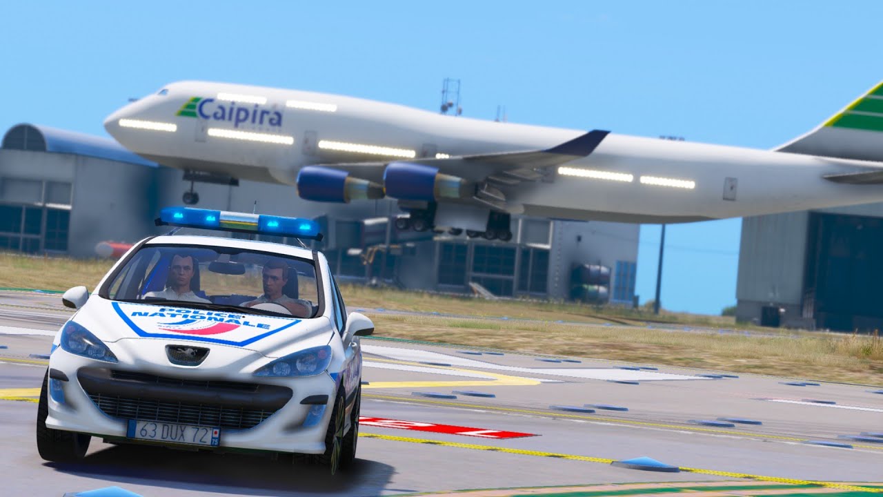 [GTA 5] PATROUILLE AVEC LA POLICE DE L'AÉROPORT | LSPDFR #596