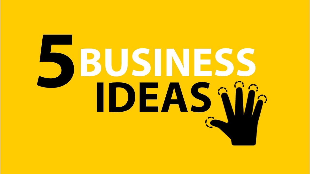 TOP 5 smart small business ideas for 2020