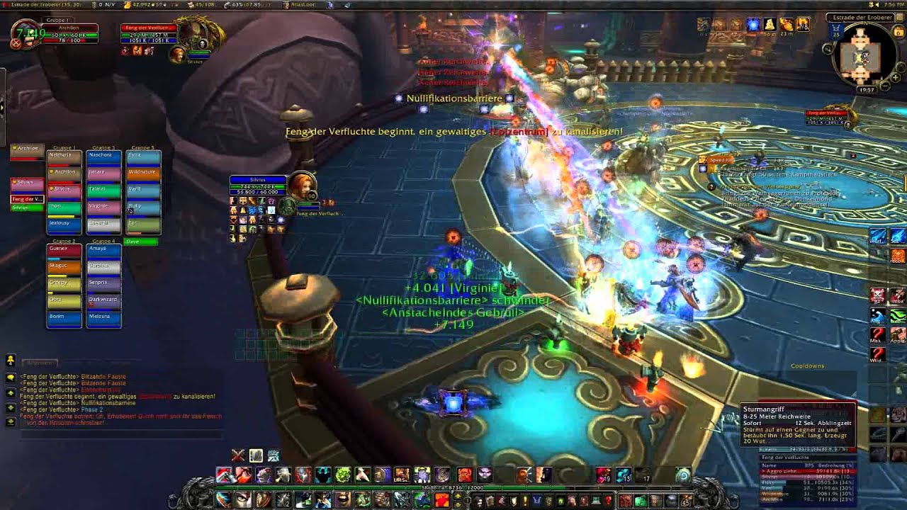 Nightwish VS Fang - Mal'Ganis EU Alliance 25 Raid