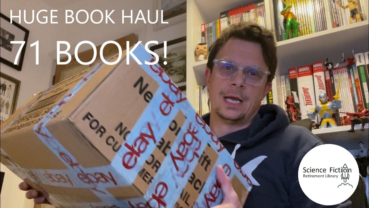 SFRL001: My First Giant Book Haul - 71 Vintage Science Fiction Books!