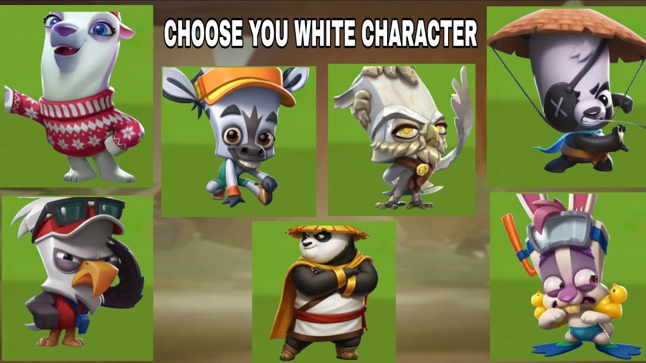 Which Is The Best White Character For Giving The High Damage And Win All Matches 💪 | Zooba