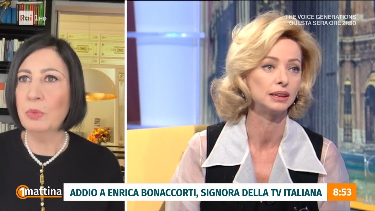 Addio a Enrica Bonaccorti, signora della tv italiana - Unomattina 13/03/2026