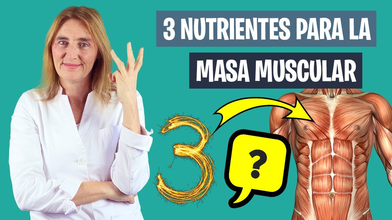 3 MICRONUTRIENTES para GANAR MASA MUSCULAR | Nutrientes para tu musculatura | Nutrición deportiva