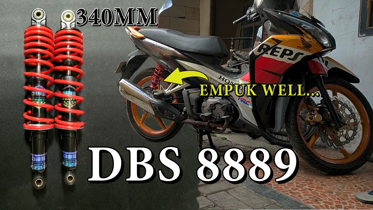 Pasang Shock Breaker DBS 8889 Top Series Di Honda Blade