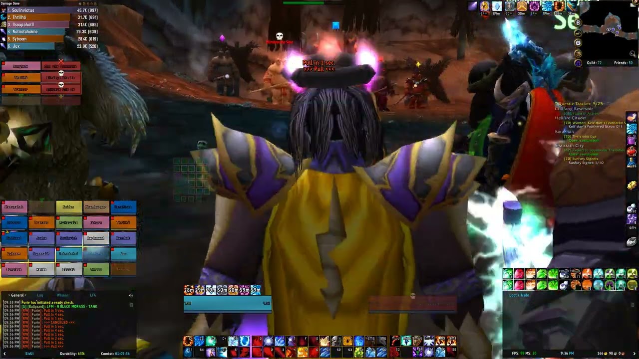 World Of Warcraft Classic TBC First raid in Gruul Lair 2021-06-14