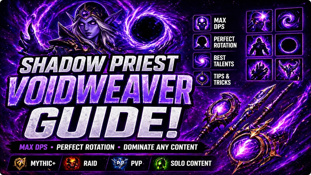 Shadow Priest Voidweaver Guide: Melt Everything | Full Rotation, Gear & Tips