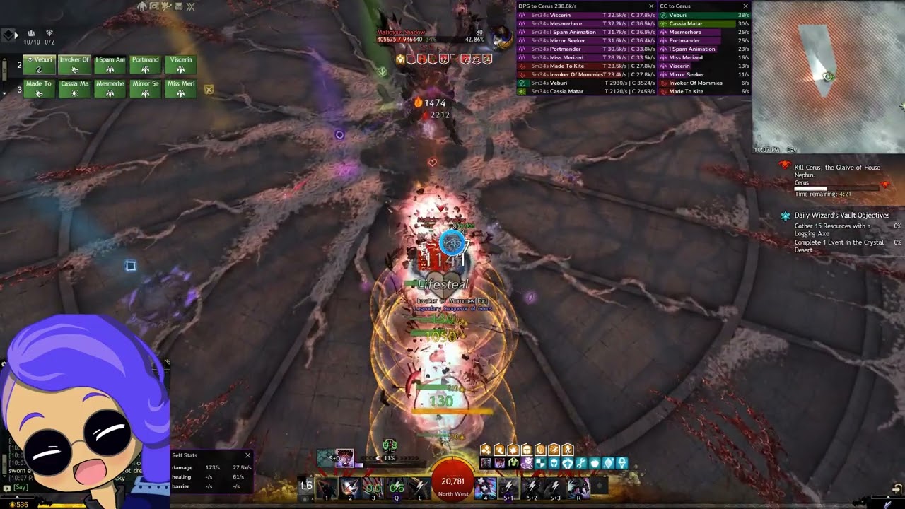 Guild Wars 2 | Cerus Legendary Challenge Mode | Condi Quickness Herald PoV