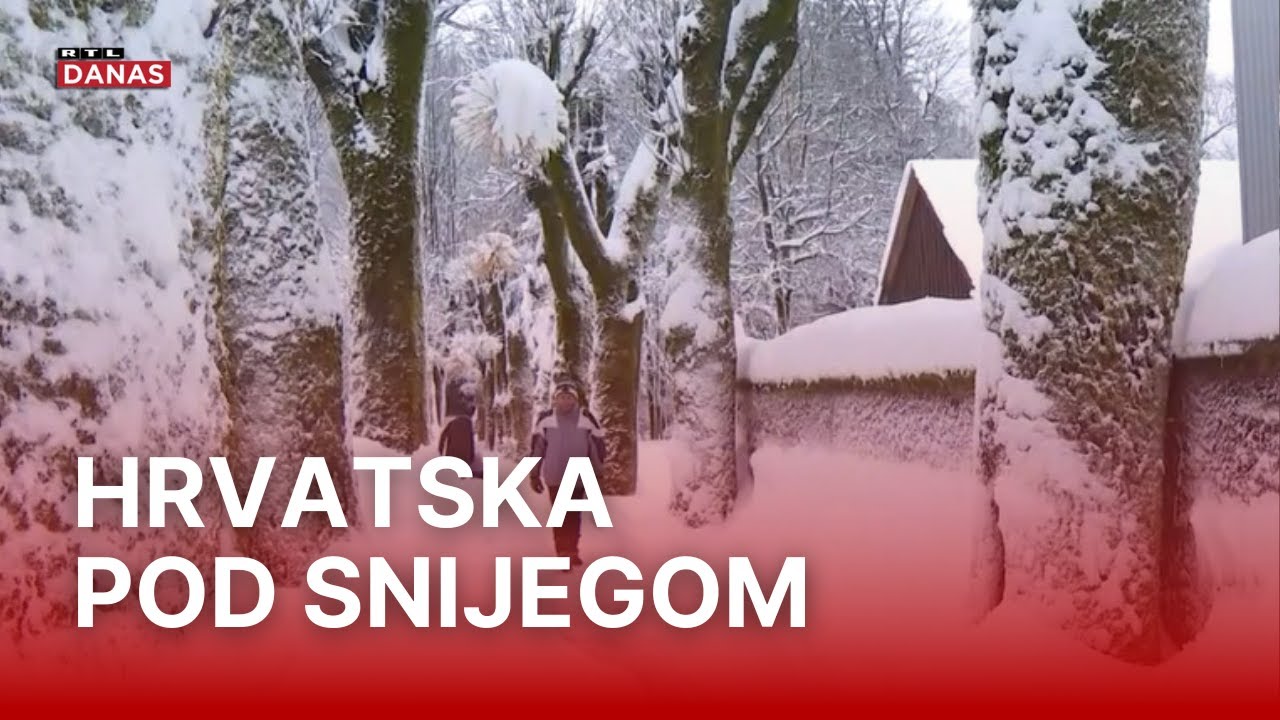 Snježna mećava paralizirala promet diljem Hrvatske | RTL Danas